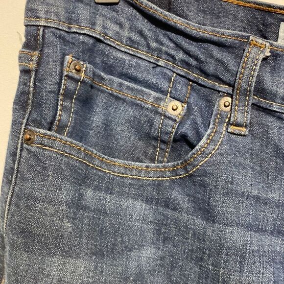 Levi's Men's Blue Signature Gold Cotton Regular Straight Leg Jeans Size 34x32 - Picture 5 of 10